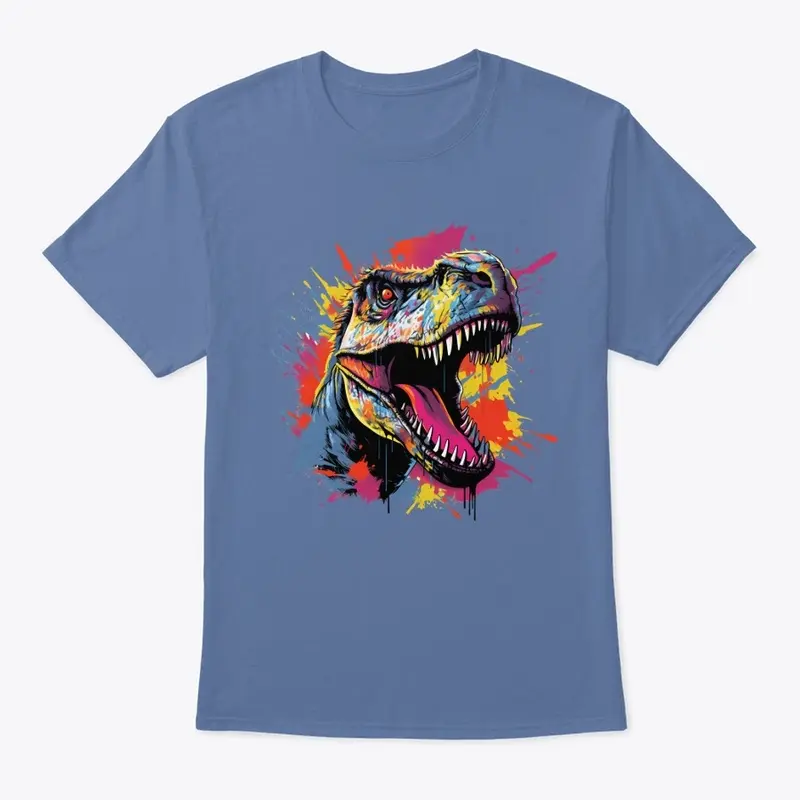 Detailed Dinosaur Graphic T-Shirt