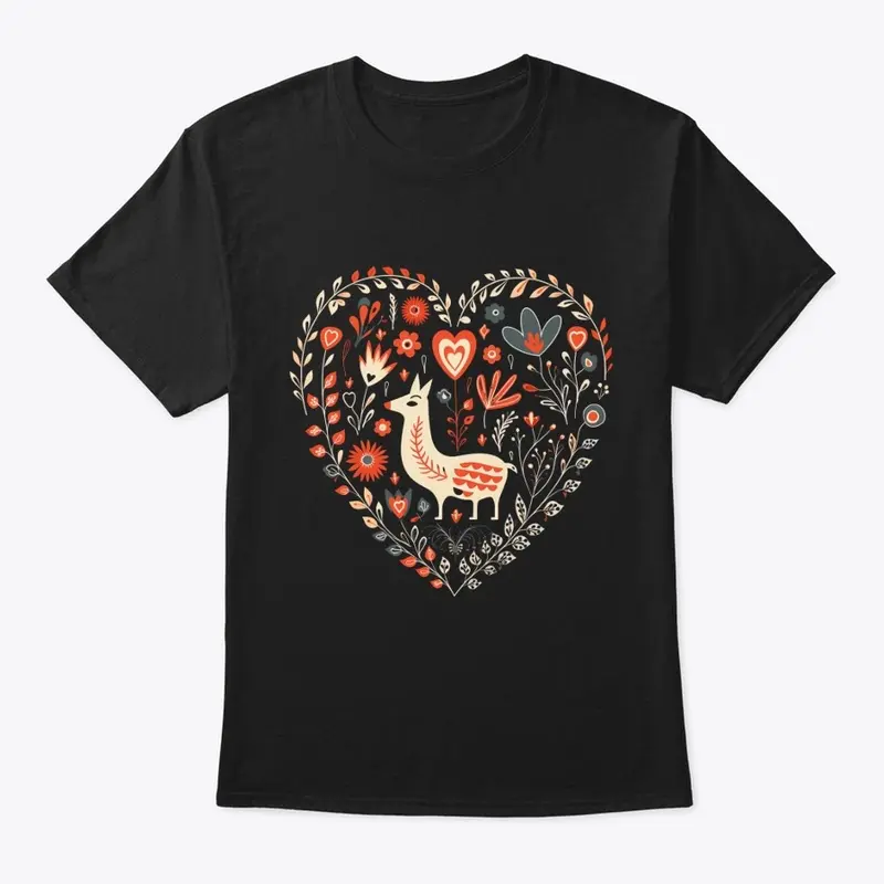  Heart-shaped Animal T-Shirt 